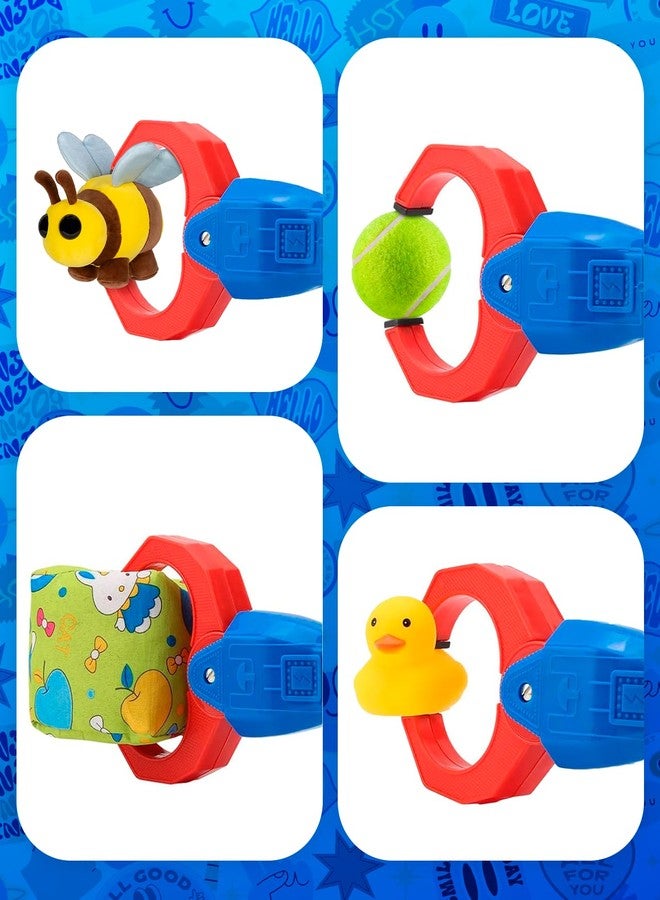 Duseu 2 Pcs Claw Grabber Toy for Kids, 15.7 inch Plastic Robot Arm Hand Claw Pickup Tool, Children Grabbers Interactive Toys (Blue & Pink) - Image 3
